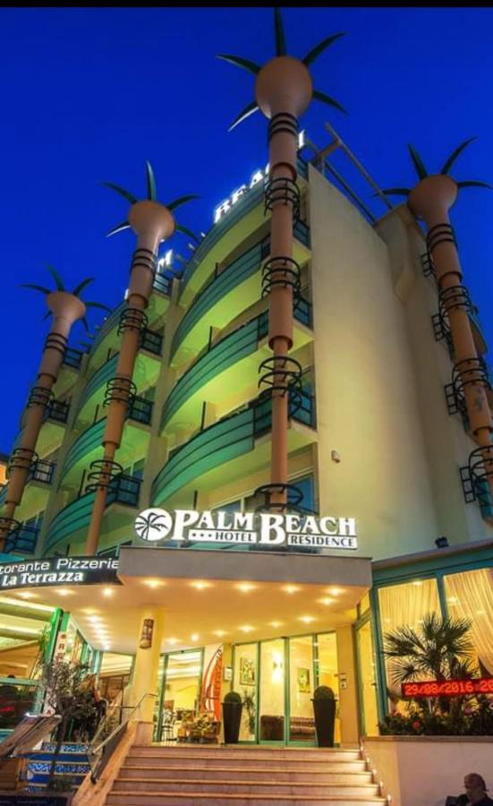 ريميني Hotel Palm Beach B&B Sea View المظهر الخارجي الصورة